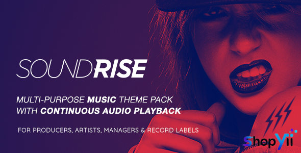 SoundRise v1.5.7 - Artists, Producers and Record Labels Theme