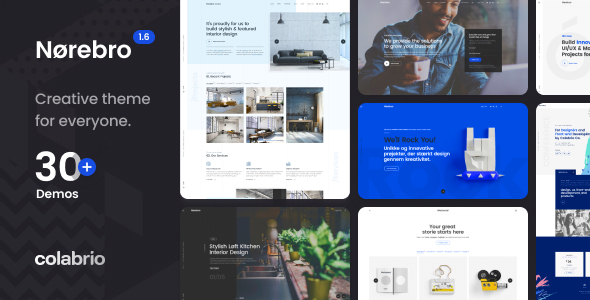 Norebro v1.4.9 - Creative Multipurpose WordPress Theme