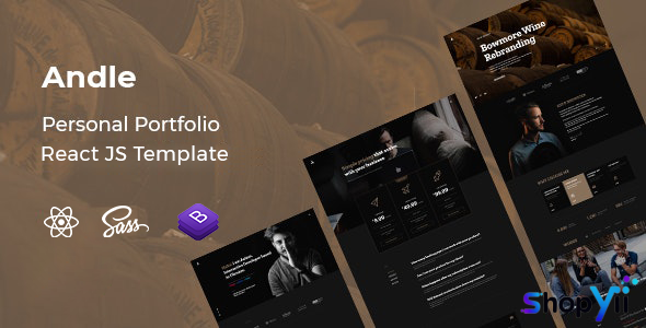 Andle v1.0 - Personal Portfolio React JS Template