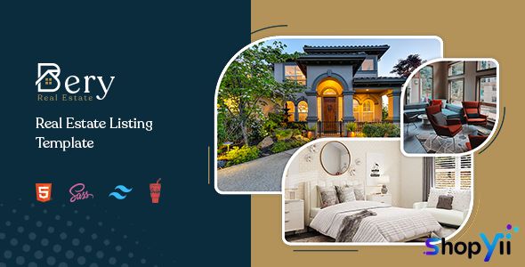 Bery v1.0 - Real Estate Listing Template
