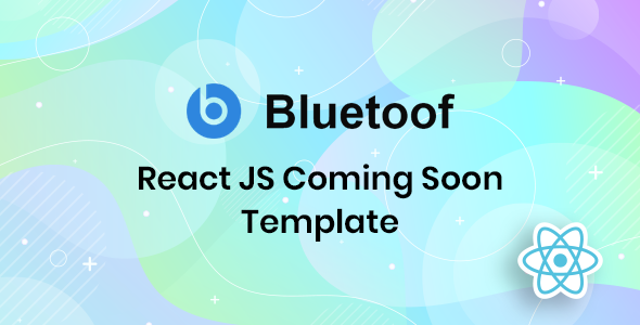 Bluetoof v1.0 - React JS Coming Soon Template