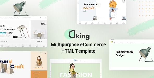 Dking v1.0 - Multipurpose eCommerce HTML Template
