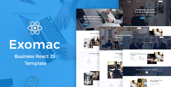Exomac v1.0 - Business React JS Template
