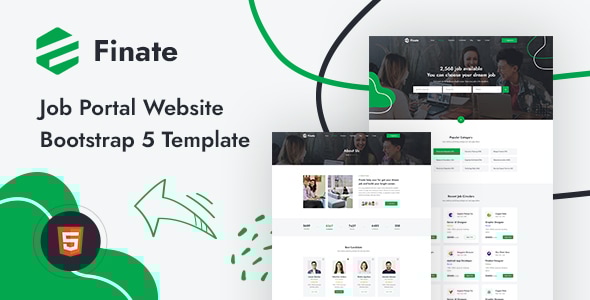 Finate v1.0 - Job Portal Website Template Using Bootstrap 5