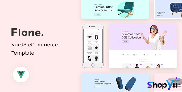 Flone v1.0.1 - VueJS eCommerce Template