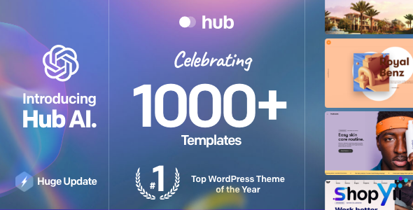 Hub v1.0.4 - Responsive Multi-Purpose WordPress Theme