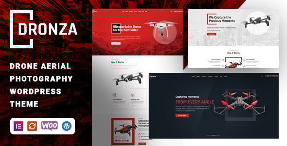 Dronza v1.4 - Drone Aerial Photography WordPress Theme