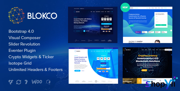 Blokco v2.3 - ICO, Cryptocurrency & Consulting Business Theme