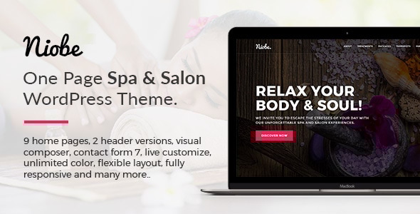 Niobe v1.2.1 - Spa & Salon WordPress Theme