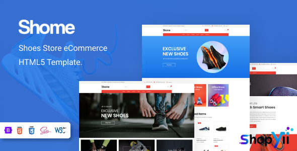 Shome v1.0 - Shoes eCommerce Website Template