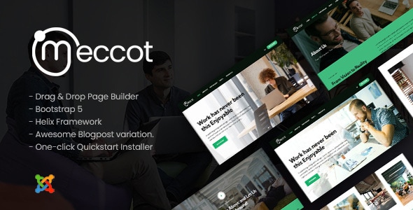 Meccot v1.0 - Dynamic Coworking Space Joomla Templates