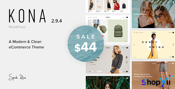 Kona v2.9.4.1 - Modern & Clean eCommerce WordPress Theme