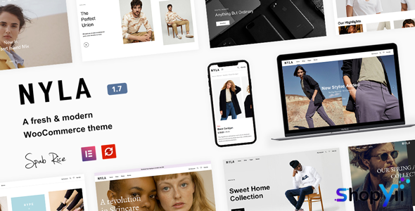 Nyla v1.6.1 - A Fresh & Modern WooCommerce Theme