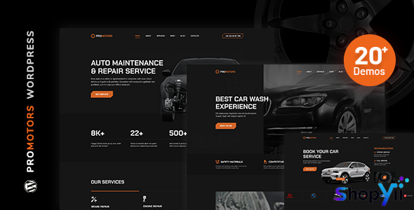 ProMotors v1.0.4 - Car Service and Detailing WordPress Theme