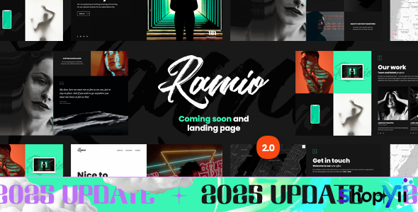 Ramio - Clean Coming Soon and Landing Page Template