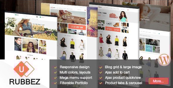 Rubbez v1.8.5 - WooCommerce & Corporate WordPress Theme