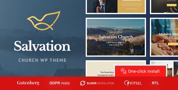 Salvation v1.1.5 - Church & Religion WP Theme