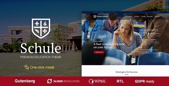 Schule v1.0.9 - School & Education Theme