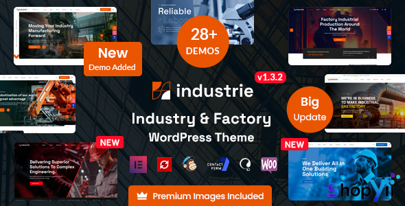 Industrie v1.1.7 - Factory & Industry WordPress Theme
