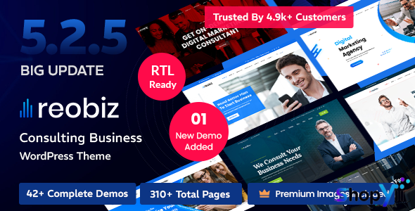 Reobiz v4.5 - Consulting Business WordPress Theme