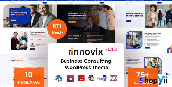 Innovix v1.0.1 - Business Consulting WordPress Theme
