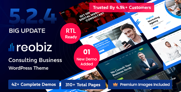 Reobiz v3.0 - Consulting Business WordPress Theme