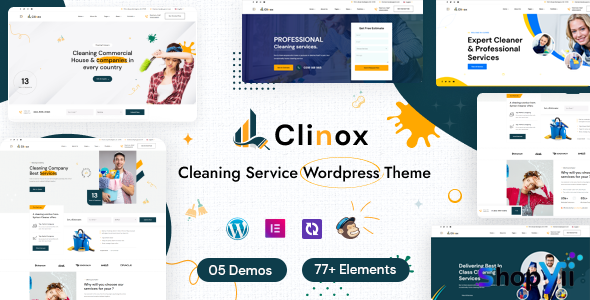 Clinox v1.0.4 - Cleaning Services WordPress Theme