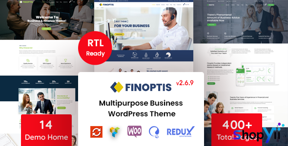 Finoptis v2.6.4 - Multipurpose Business WordPress Theme