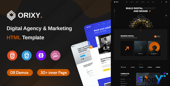 Orixy v1.0 - Digital Agency Template