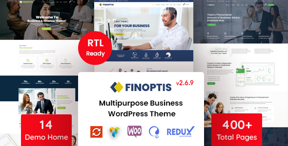 Finoptis v2.5.1 - Multipurpose Business WordPress Theme