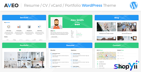 Aveo v1.4.2 - Resume / CV Theme