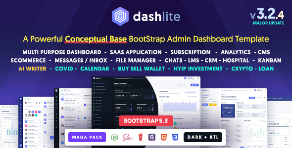 DashLite v2.2 - Bootstrap Responsive Admin Dashboard Template