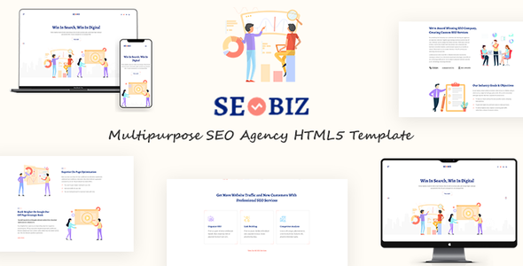 Seobiz 1.0 - Multipurpose SEO HTML5 Template