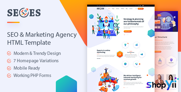 Seoes v1.0 - Marketing Agency HTML Template