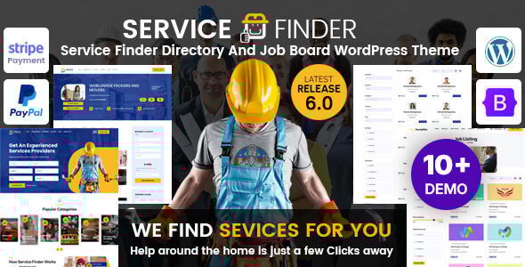 Service Finder v3.4 - Provider and Business Listing Theme