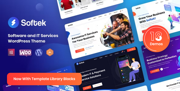 Softek v1.2.2 - Software & IT Solutions WordPress Theme