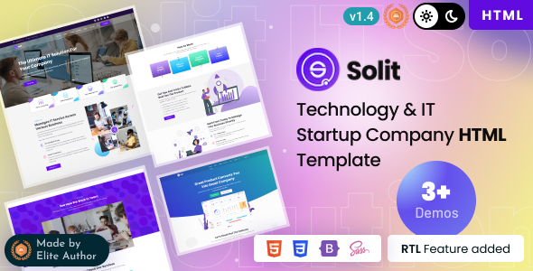 Solit v1.2 - IT Startup & Business Agency Template