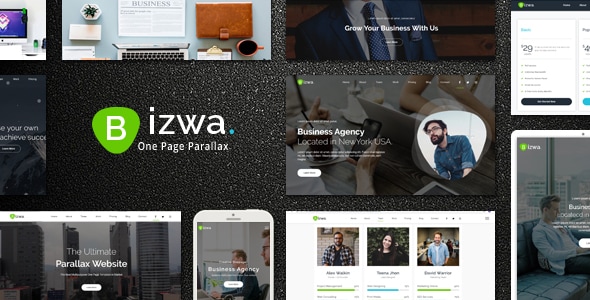 Bizwa v1.0 - One Page Parallax