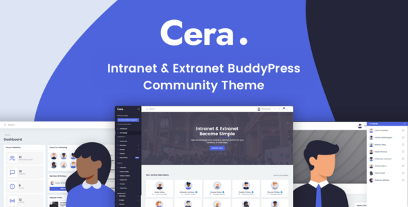 Cera v1.0.4 - Intranet & Community Theme