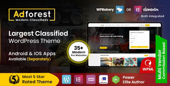 AdForest v4.3.4 - Classified Ads WordPress Theme