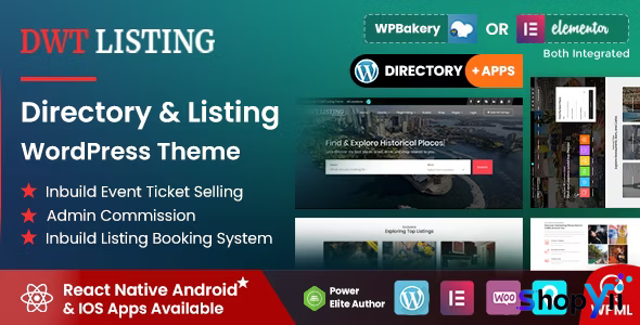 DWT v3.1.9 - Directory & Listing WordPress Theme