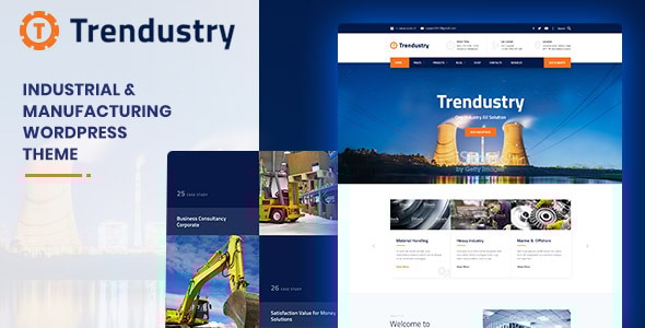 Trendustry v1.0.6 - Industrial & Manufacturing WordPress Theme