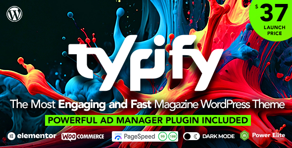 Typify v2.6.1 - Newspaper & Magazine WordPress Theme