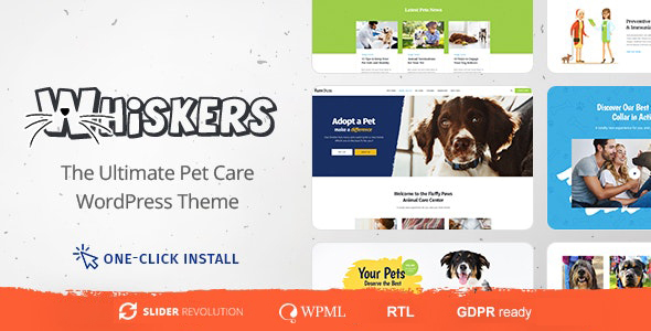Whiskers v1.0.6 - Pets Store | Vet Clinic | Animal Adoption