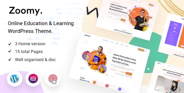 Zoomy v1.0.4 - LMS & Education WordPress Theme