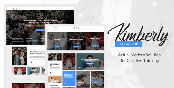 Kimberly v1.1 - WordPress Blog & Shop Theme