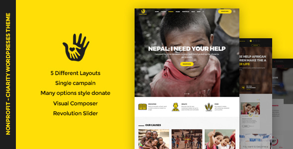 CharityHeart v1.11 - Charity, Crowdfunding, Nonprofit Theme