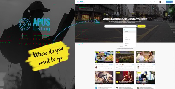 ApusListing v1.2.29 - Directory & Listing WordPress Theme