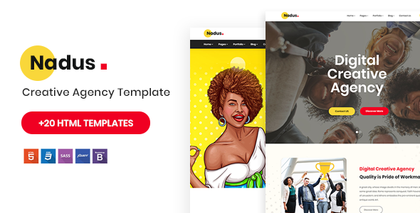 Nadus v1.0 - Creative Agency HTML5 Template
