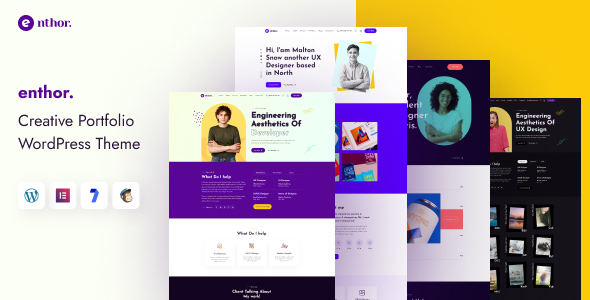 Enthor v2.0.2 - Creative Portfolio WordPress Theme